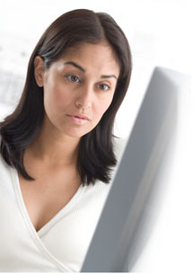 Woman at Computer