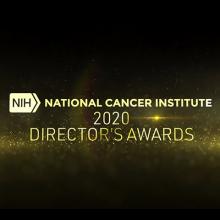 Stylized text that says, "National Cancer Institute 202 Director's Awards"
