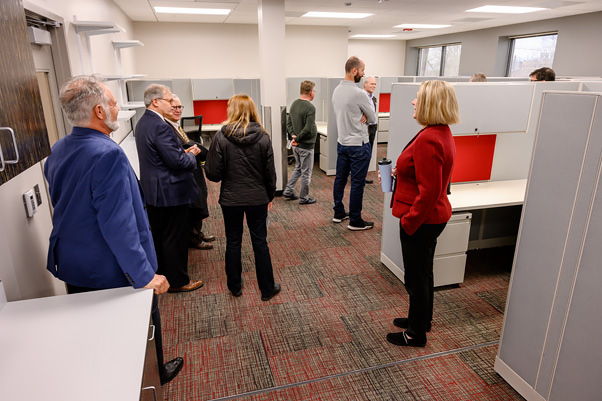 A tour of the renovated Building 538 labs