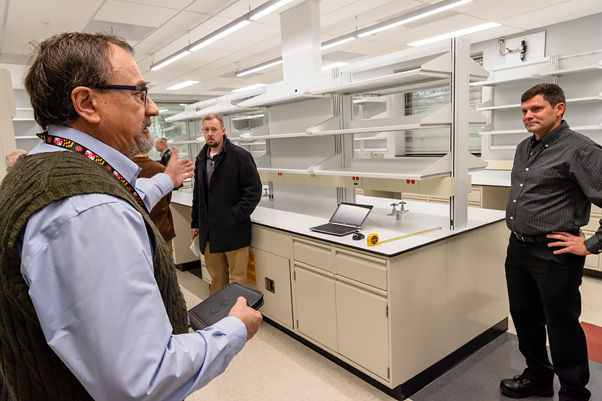 A tour of the renovated Building 538 labs