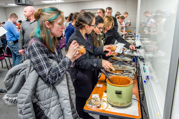 The 14th Protective Services Chili Cook-Off was the biggest yet, with over 200 attendees.