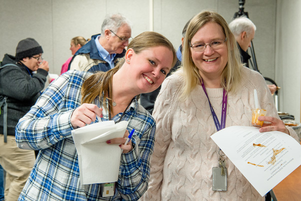 Stacy Taylor (left) and Roxanne Angell (right) were among the many attendees who enjoyed themselves.
