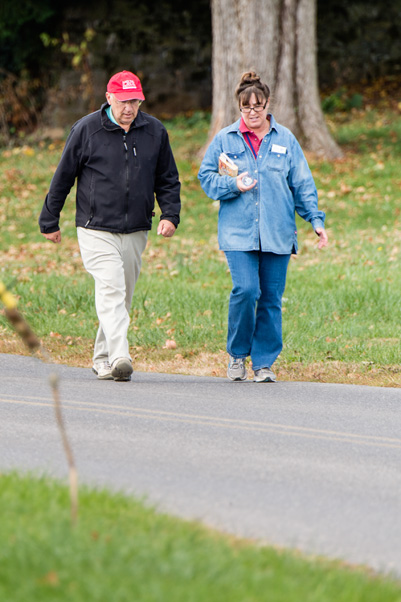 The third Walk for Health event of the year took place on a brisk fall day.