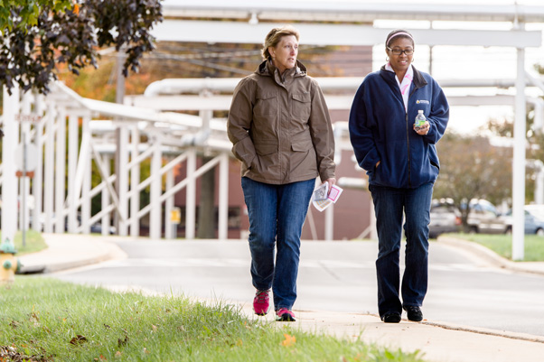 The third Walk for Health event of the year took place on a brisk fall day.