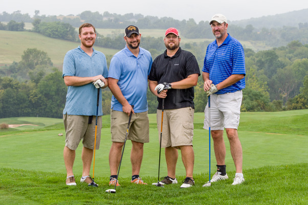 Team Pork Fat (left to right): Dan Herdman, Mark Lichaa, Doug Cooper, and Tres Kelly.