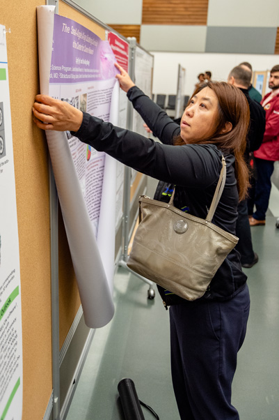 2019 Spring Research Festival poster display.