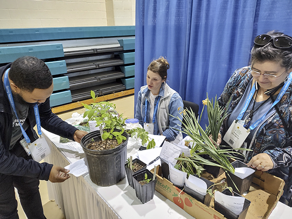 Attendees could also pick up some greenery from the plant swap, sponsored by the NCI Frederick Green Team.