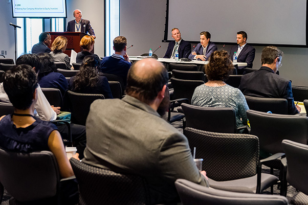 A panel session during the 2019 Technology Showcase. (SPGM archive)