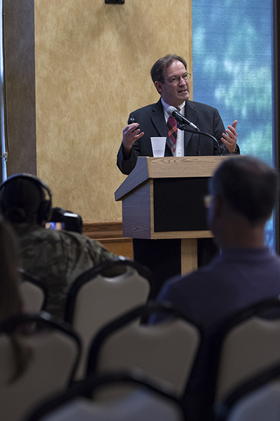 NIAID’s Steven Holland, Ph.D., gave the keynote presentation on the first day of the festival.