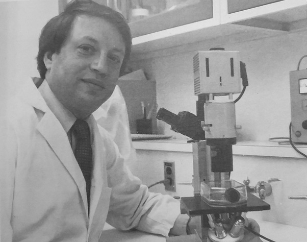 Dr. Isaiah “Josh” Fidler after becoming head of the Cancer Metastasis and Treatment Laboratory in 1980. (1980 annual report)