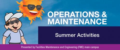 Operations and Maintenance April newsletter banner