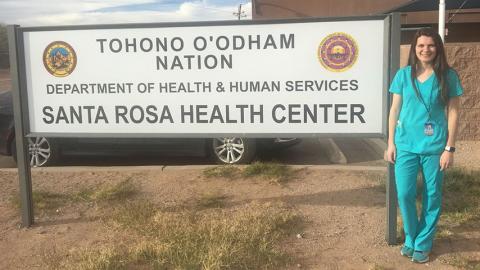 Esther Shafer is currently working for the U.S. Department of Health and Human Services, providing care for the Tohono O-odham Nation. 