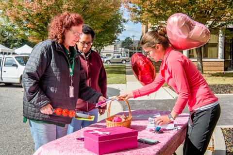 2016's third Walk For Health was pink-themed for Breast Cancer Awareness month.
