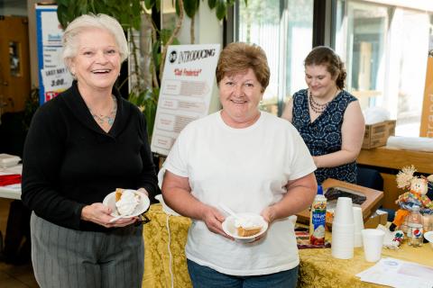 Becky Oden and Dee Green at an R&W Club membership event