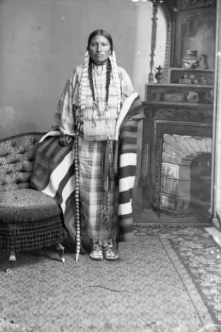 A photograph of a Sioux Indian