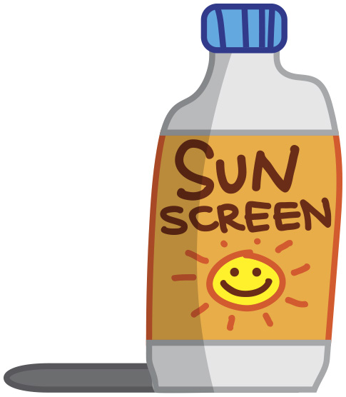 Sunscreen clipart