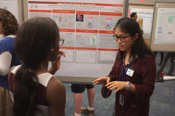 Another of Rich’s photos from the 2016 Bethesda Student Poster Day. Student poster sessions often carry a quiet undercurrent of intensity and passion. Rich captured it perfectly.