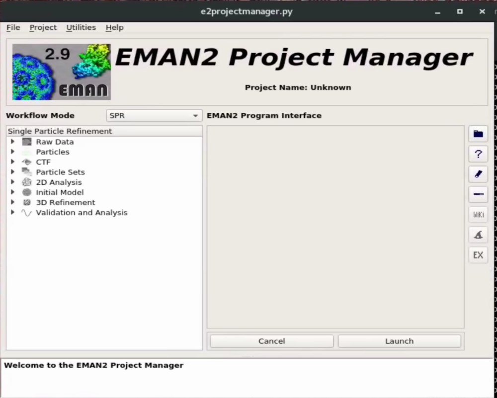 EMAN2 Project Manager