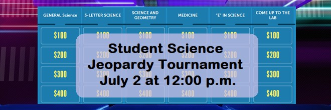 Student Jeopardy Banner
