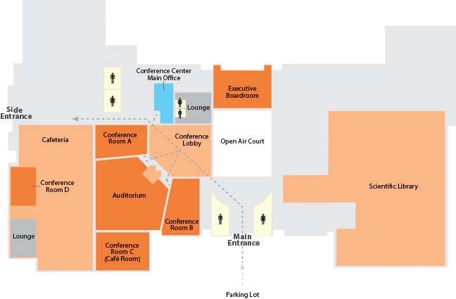 NCI at Frederick Conference Center Map
